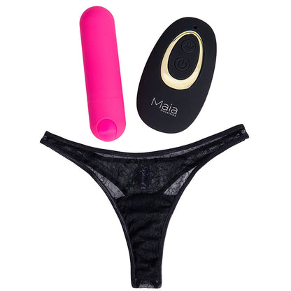 Maia DATE NIGHT PANTY VIBE - S/M - Black S/M Panty