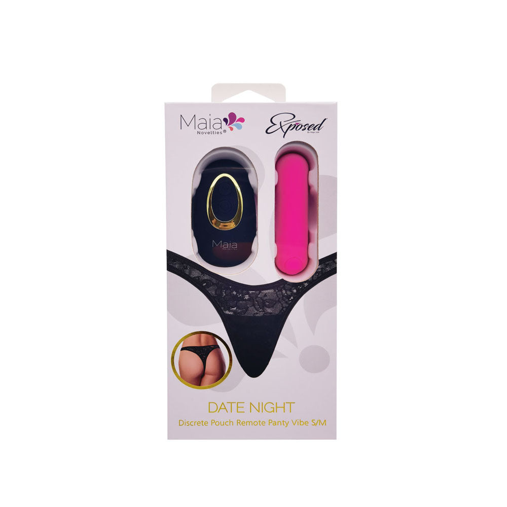 Maia DATE NIGHT PANTY VIBE - S/M - Black S/M Panty
