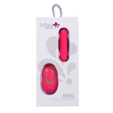 Maia JESSI Remote - Pink 7.6 cm USB Rechargeable Bullet with Wireless Remote - Image 4