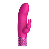 ROYAL GEMS Dazzling - Silicone Rechargeable Bullet - Pink 12 cm USB Rechargeable Bullet - Image 3
