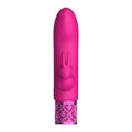 ROYAL GEMS Dazzling - Silicone Rechargeable Bullet - Pink 12 cm USB Rechargeable Bullet