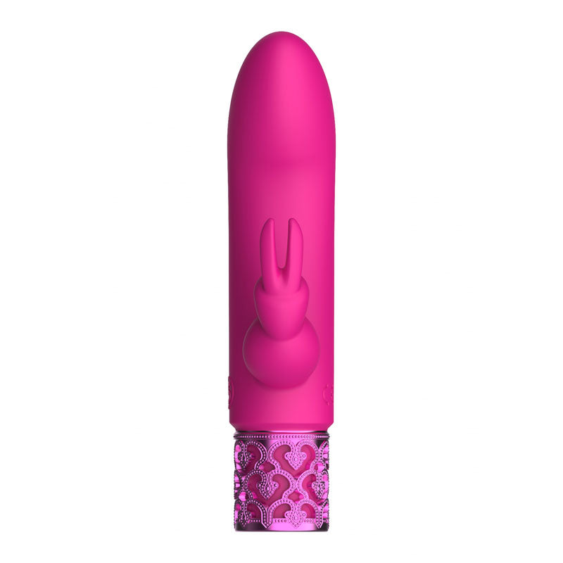 ROYAL GEMS Dazzling - Silicone Rechargeable Bullet - Pink 12 cm Bullet