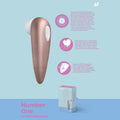 Satisfyer Number 1 Clitoral Stimulator in Elegant Rose Gold - Touch-Free Pleasure