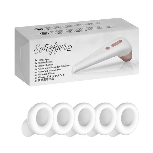 Satiyfyer 2 Climax Heads - 5 Replacement Silicone Heads for Satisfyer 2 - Image 1