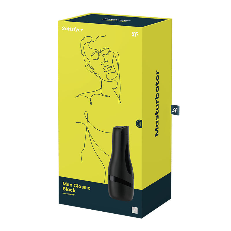 Satisfyer Men Classic Stroker - Ultimate Black Pleasure Device