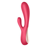 Satisfyer Mono Flex - Red App Controlled USB Rechargeable Rabbit Vibrator - Image 3