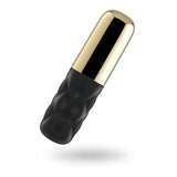 Satisfyer Mini Sparking Darling - Gold/Black USB Rechargeable Mini Vibrator - Image 2