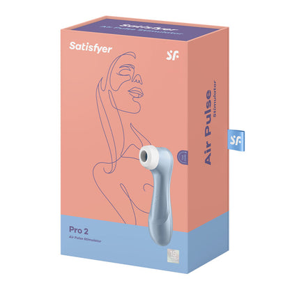 Satisfyer Pro 2 Air Pulse Stimulator packaging on a white background