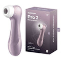 Satisfyer Pro 2 Generation 2 air pulse vibrator with packaging on a white background