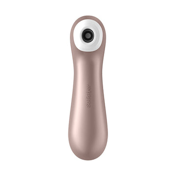 Satisfyer Pro 2+ Rose Gold - Rose Gold Touch-Free USB-Rechargeable Clitoral Stimulator with Vibration