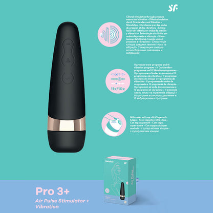 Satisfyer Pro 3+ - Clitoral Stimulator with Vibration