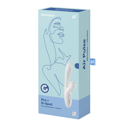 Satisfyer Pro + G-Spot - White 22 cm Rabbit Vibrator