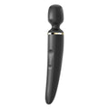 Satisfyer Wand-er Woman Black USB Rechargeable Massager Wand for Ultimate Relaxation