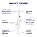 Satisfyer Wand Massager - Wand-er Woman USB Rechargeable in White