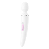 Satisfyer Wand-er Woman - White USB Rechargeable Massager Wand - Image 3