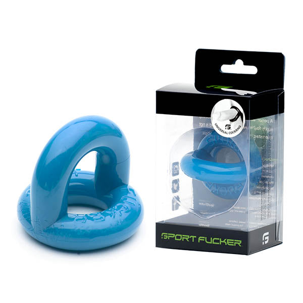 Sport Fucker Universal Cock Ring - Police Blue Cock & Balls Ring - Image 1