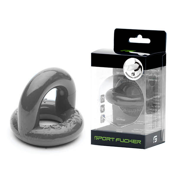 Sport Fucker Universal Cock Ring - Grey Cock & Balls Ring - Image 1