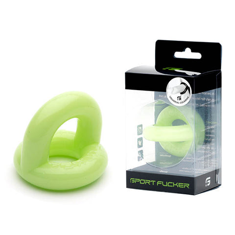 Sport Fucker Universal Cock Ring - Glow in Dark Cock & Balls Ring - Image 1