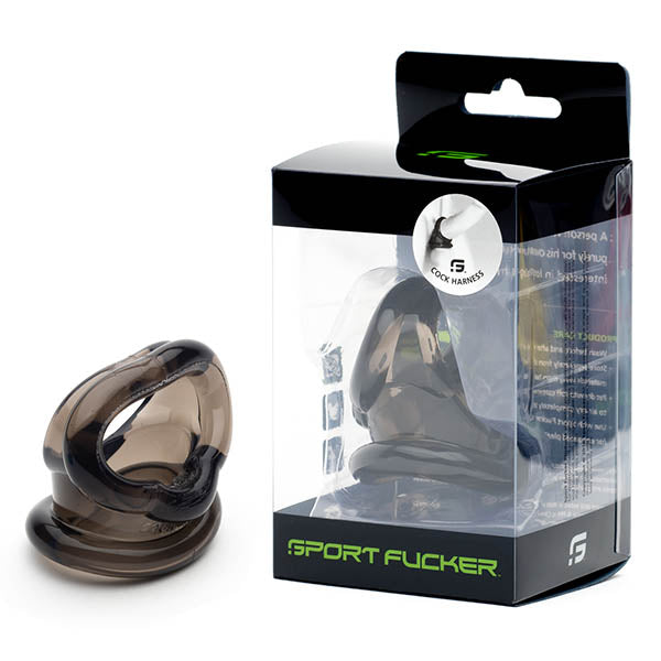 Sport Fucker Cock Harness - Smoke Cock Harness Ring - Image 1