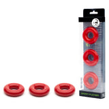 Sport Fucker Rubber Cockring - Red Cock Ring - Image 1