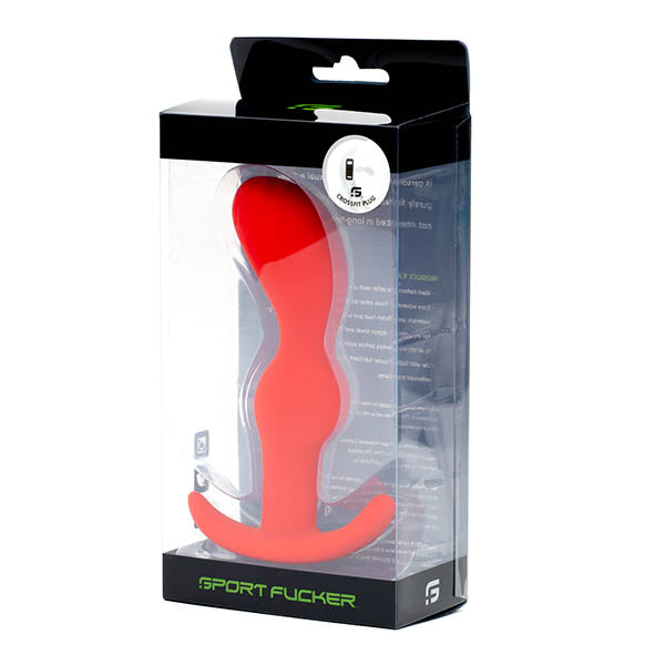 Sport Fucker CrossFit Plug - Red Medium Anal Plug - Image 1