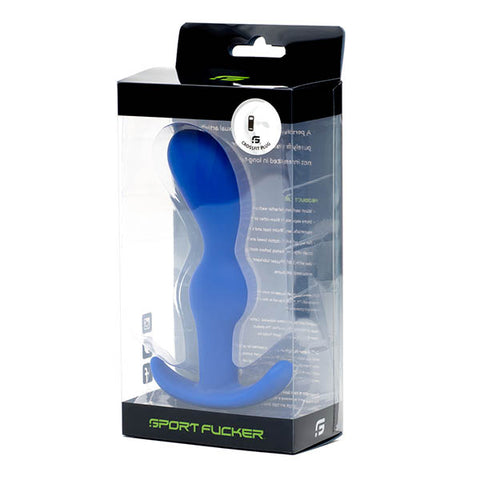 Sport Fucker CrossFit Plug - Blue Medium Anal Plug - Image 1