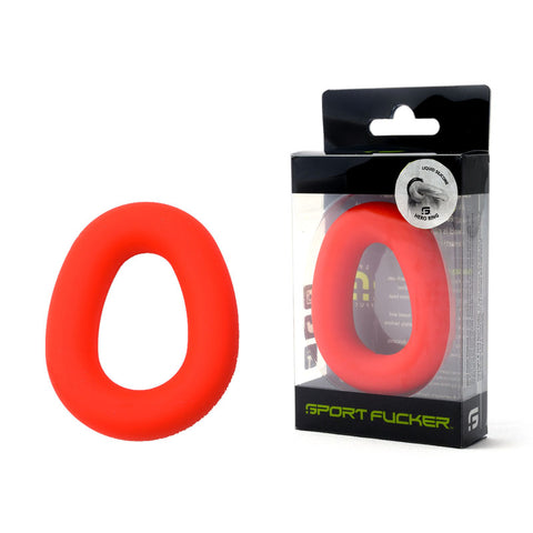 Sport Fucker Hero Ring - Red - Red Cock Ring - Image 1