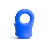 Sport Fucker Baller Ring - Blue Liquid Silicone Cock Ring with Ball Stretcher - Image 6