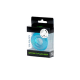 Sport Fucker Rubber Cockring - Ice Blue Cock Ring - Image 3