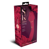 Secret Kisses ROSEGASM TWOSOME - Rose Red 20.3 cm Air Pulsation Stimulator & Vibrator - Image 3