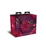 Secret Kisses ROSEGASM BLOOM SILICONE GAG - Rose Red Mouth Restraint - Image 3