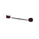 Secret Kisses ROSEGASM SPREADER BAR SET - Black Metal Spreader Bar with Ankle Cuffs - Image 2