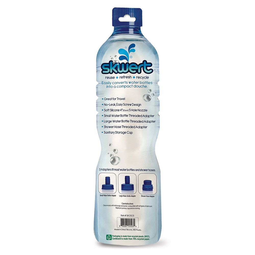Skwert 5 Piece Water Bottle Douche Kit - 5 Piece Water Bottle Douche