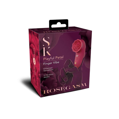 Secret Kisses ROSEGASM PLAYFUL PETAL - Red Finger Stimulator