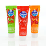Skins Fruity Tubes - Watermelon, Strawberry, & Mango & Passionfruit Flavoured Lubricants - 12 ml Bottles - Image 2