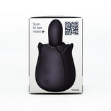 Skins Rose Buddies - The Bums N Roses - Black USB Rechargeable Anal Rimming Stimulator - Image 8