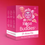 Skins Rose Buddies - The Rose Flix - Pink USB Rechargeable Flicking Rose Stimulator - Image 3
