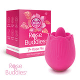 Skins Rose Buddies - The Rose Flix - Pink USB Rechargeable Flicking Rose Stimulator - Image 1