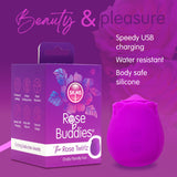Skins Rose Buddies - The Rose Twirlz - Purple USB Rechargeable Twirling Rose Stimulator - Image 4