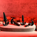 Selopa INTRO TO PLUGS - Black Butt Plugs - Set of 4