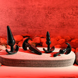 Selopa INTRO TO PLUGS - Black Butt Plugs - Set of 4 - Image 3