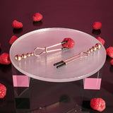 Selopa BEADED NIPPLE CLAMPS - Rose Gold - Rose Gold Nipple Clamps - Set of 2 - Image 7