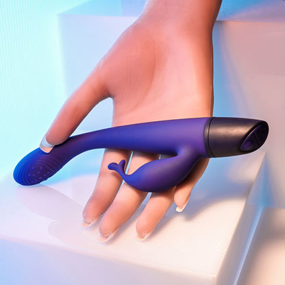 Selopa PLUM PASSION - Purple 18.3 cm USB Rechargeable Rabbit Vibrator