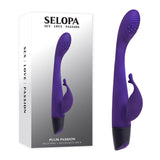 Selopa PLUM PASSION - Purple 18.3 cm USB Rechargeable Rabbit Vibrator - Image 1