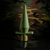 Selopa THE PRIVATE - Green 13 cm USB Rechargeable Vibrating Butt Plug - Image 2