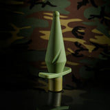 Selopa THE PRIVATE - Green 13 cm USB Rechargeable Vibrating Butt Plug - Image 3