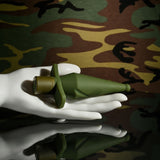 Selopa THE PRIVATE - Green 13 cm USB Rechargeable Vibrating Butt Plug - Image 6