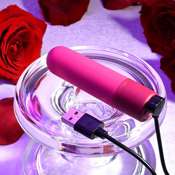 Selopa TINY TEMPTATION - Pink 9.2 cm USB Rechargeable Bullet