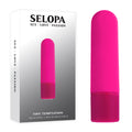 Selopa TINY TEMPTATION Pink 9.2 cm USB Rechargeable Bullet - Ultimate Pleasure