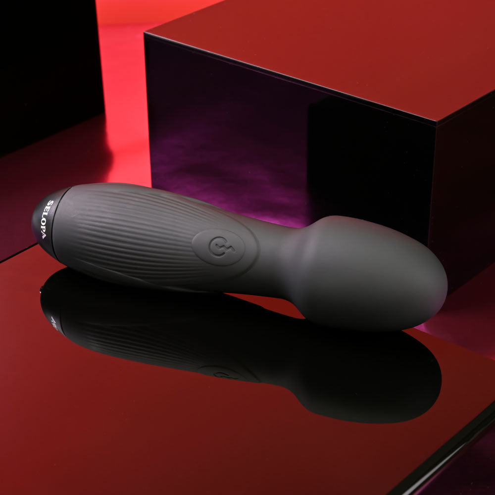Selopa POWER TRIP Massage Wand - Black 18.8 cm USB Rechargeable